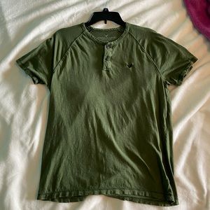 American Eagle Mens Henley Tee